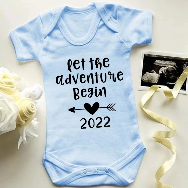 Newborn Baby Clothes Short Sleeve Girl Boy Clothing Let The Adventure Begin 2022 Baby Bodysuit Romper Soft Cotton Clothes Outfit
Newborn Baby Clothes Short Sleeve Girl Boy Clothing Let The Adventure Begin 2022 Baby Bodysuit Romper Soft Cotton Clothes Outfit