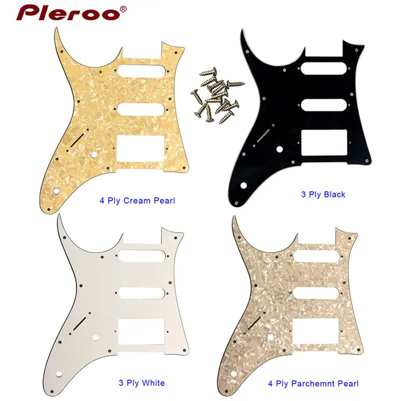 Pleroo Custom Electric Guitar Parts - For Left Handed MIJ Ibanez RGX40 Guitar Pickguard Pickup Scratch Plate SSH Humbucker
Pleroo Custom Electric Guitar Parts - For Left Handed MIJ Ibanez RGX40 Guitar Pickguard Pickup Scratch Plate SSH Humbucker