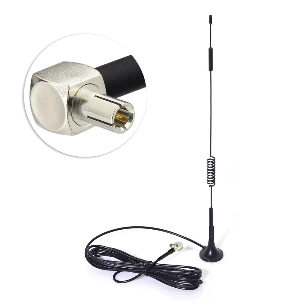 Superbat 7dbi 4G LTE Magnetic Base Antenna Right Angle TS9 Male Connector for Mobile Hotspot Router USB Modem
Superbat 7dbi 4G LTE Magnetic Base Antenna Right Angle TS9 Male Connector for Mobile Hotspot Router USB Modem