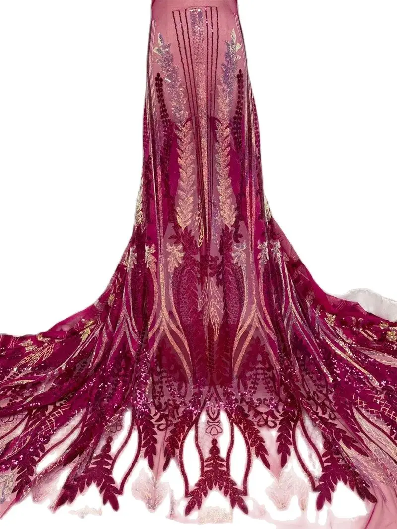 9 Colors Option Sequins Flowers Design Good Looking Material Embroidered Tulle French Lace Fabric H-5.2160302 for Party Show
9 Colors Option Sequins Flowers Design Good Looking Material Embroidered Tulle French Lace Fabric H-5.2160302 for Party Show