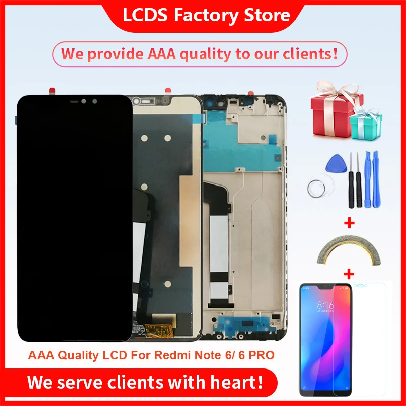 Grade AAA 10-Touch LCD For Xiaomi Redmi Note 6 PRO LCD With Frame Display Screen For Xiaomi Redmi Note 6 LCD Display Screen
Grade AAA 10-Touch LCD For Xiaomi Redmi Note 6 PRO LCD With Frame Display Screen For Xiaomi Redmi Note 6 LCD Display Screen