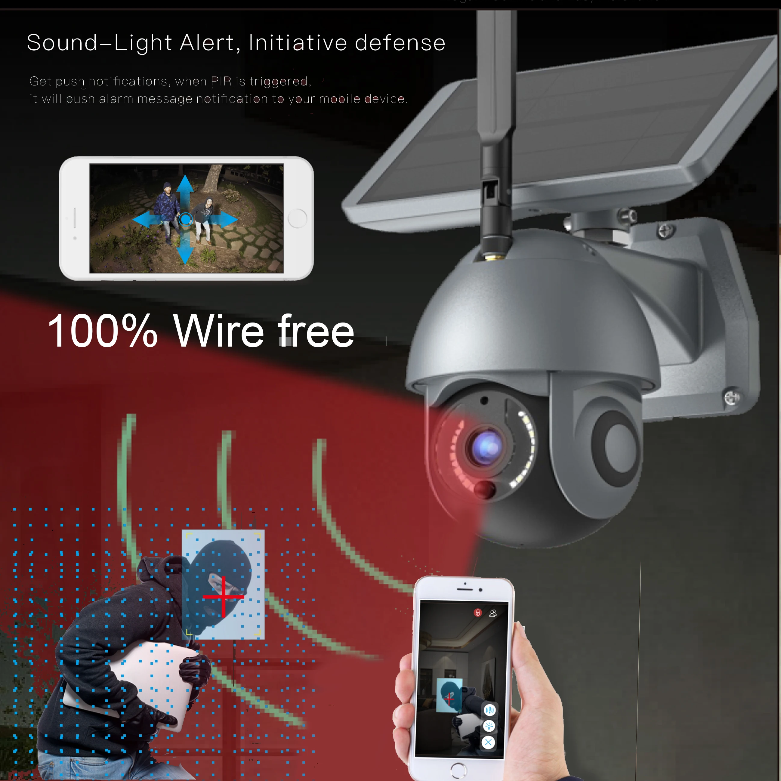 solar camera security outdoor wireless battery powered For corridor staircase apartment RV camera 2MP 1080P IR LED 355 degree
solar camera security outdoor wireless battery powered For corridor staircase apartment RV camera 2MP 1080P IR LED 355 degree