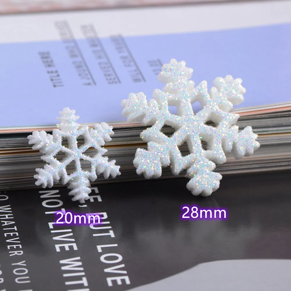 Kawaii Glitter Snowflake Flatback Resin Cabochon DIY Jewelry Accessories 20pcs Flat back Cabochons Scrapbooking Pendant Charms
Kawaii Glitter Snowflake Flatback Resin Cabochon DIY Jewelry Accessories 20pcs Flat back Cabochons Scrapbooking Pendant Charms