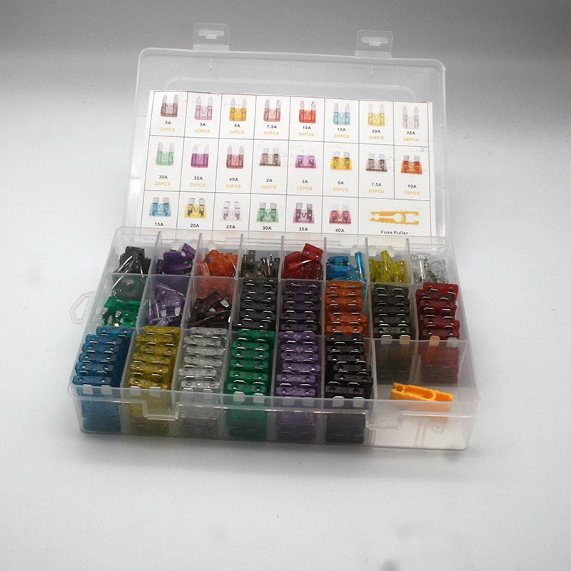 485PCS Car Fuses Medium and small2A 3A 5A 7.5A 10A 15A 20A 25A 30A Amp with Box Clip Assortment Auto Blade Type Fuse Set Truck
485PCS Car Fuses Medium and small2A 3A 5A 7.5A 10A 15A 20A 25A 30A Amp with Box Clip Assortment Auto Blade Type Fuse Set Truck