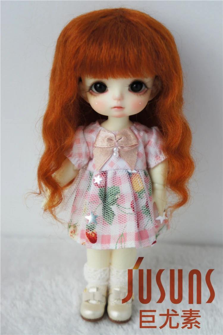 JD258 5-6inch 6-7inch Long Smart Soft Wave Mohair Doll Wigs 1/8 1/6 OB11 YOSD Fashion BJD Doll Accessories
JD258 5-6inch 6-7inch Long Smart Soft Wave Mohair Doll Wigs 1/8 1/6 OB11 YOSD Fashion BJD Doll Accessories