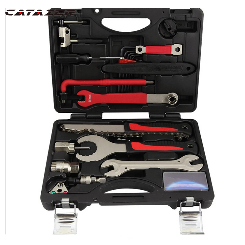 BIKEHAND Multi-function Bicycle Tool Kit Hex Key Wrench Remover Crank Puller Cycling Repair Tools Box Set Bicycle Multitool
BIKEHAND Multi-function Bicycle Tool Kit Hex Key Wrench Remover Crank Puller Cycling Repair Tools Box Set Bicycle Multitool