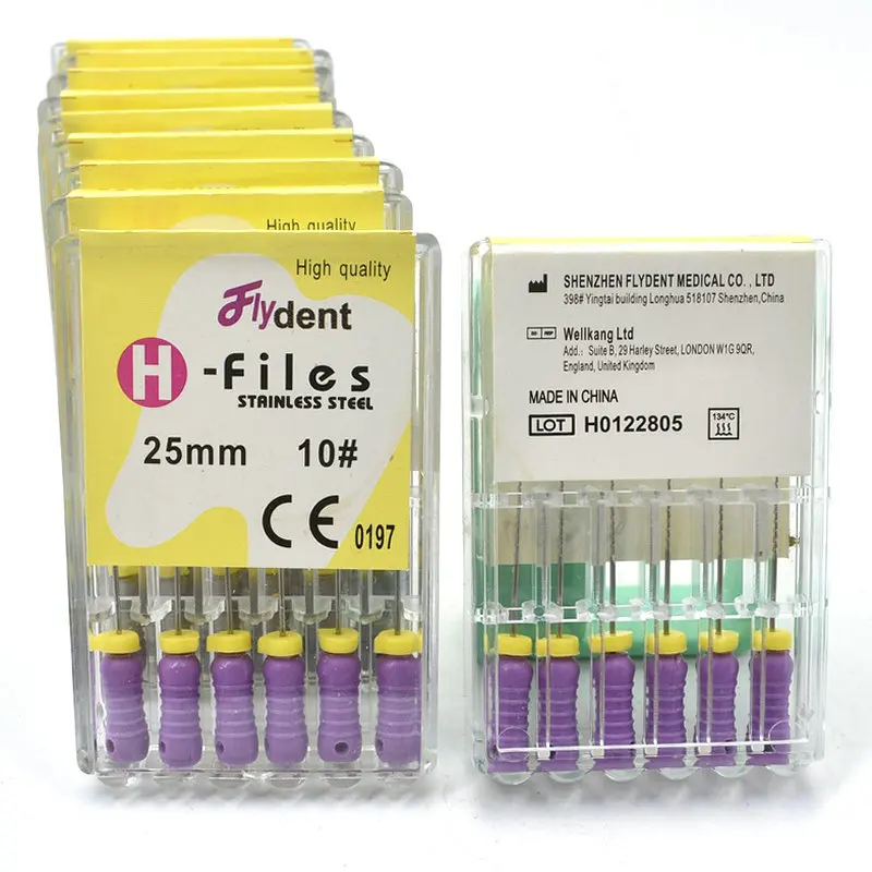 10Packs Dental Instrument H files Endodontic Stainless Steel H Files Root Handuse Files Used For Root Cleaning Dentistry
10Packs Dental Instrument H files Endodontic Stainless Steel H Files Root Handuse Files Used For Root Cleaning Dentistry