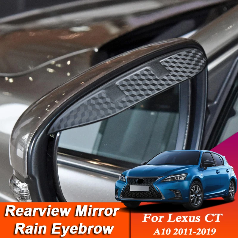 2pcs Car-styling For Lexus CT A10 2011-2019 Carbon Fiber Rearview Mirror Eyebrow Rain Shield Anti-rain Auto Cover Accessories
2pcs Car-styling For Lexus CT A10 2011-2019 Carbon Fiber Rearview Mirror Eyebrow Rain Shield Anti-rain Auto Cover Accessories
