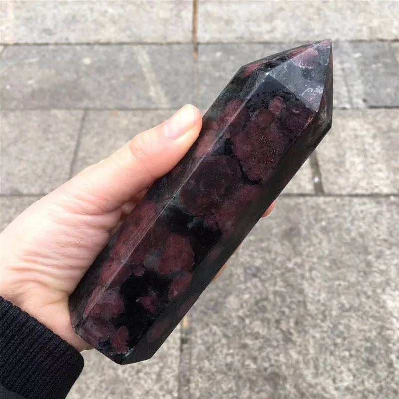 1pc astrophyllite garnet Quartz Natural Crystal Wand Point Healing Stone for sale
1pc astrophyllite garnet Quartz Natural Crystal Wand Point Healing Stone for sale
