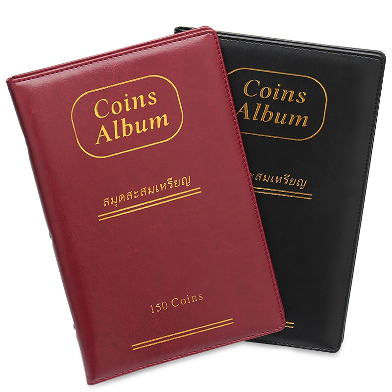 2019 New 10 Pages 150 Pockets PU Leather World COIN STOCK Waterproof Album Coin Collection Book Vertical Version
2019 New 10 Pages 150 Pockets PU Leather World COIN STOCK Waterproof Album Coin Collection Book Vertical Version