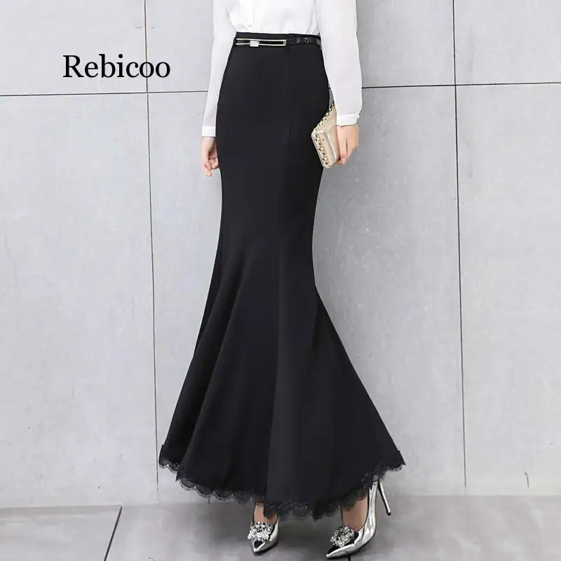 Elegant Long skirt women lace trumpet mermaid vintage skirts womens bodycon high waist skinny ruffles female Midi Skirts
Elegant Long skirt women lace trumpet mermaid vintage skirts womens bodycon high waist skinny ruffles female Midi Skirts