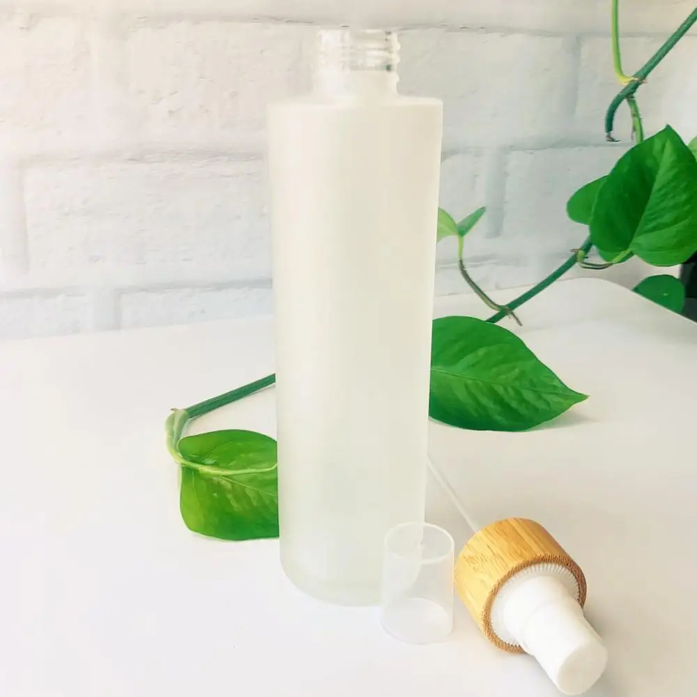 120ml bamboo wood covered lid frosted glass empty bottles lotion pump glass jar with lid
120ml bamboo wood covered lid frosted glass empty bottles lotion pump glass jar with lid