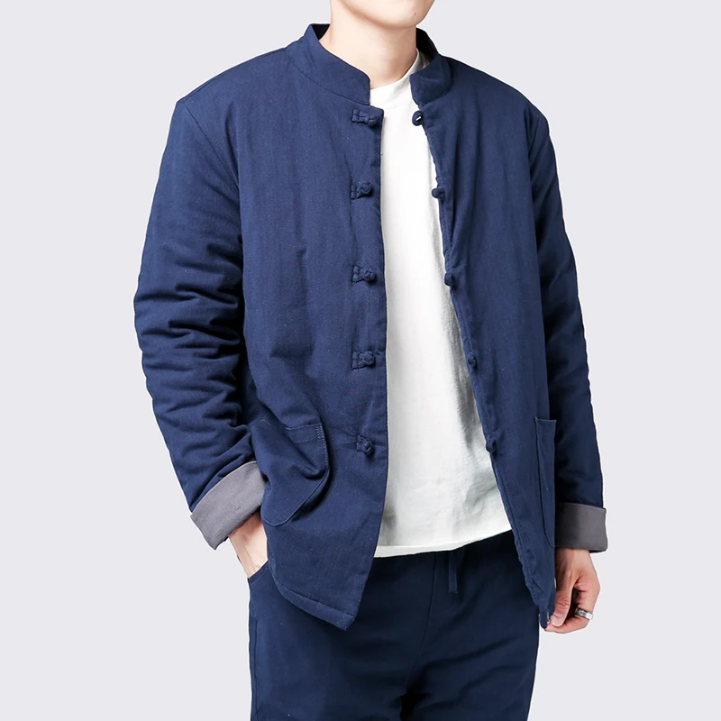 2025 Autumn Winter Men Chinese Style Parka Mens Hanfu Retro Warm Coat Male Knot Buttons Vintage Cotton Padded Jackets Outerwear
2025 Autumn Winter Men Chinese Style Parka Mens Hanfu Retro Warm Coat Male Knot Buttons Vintage Cotton Padded Jackets Outerwear