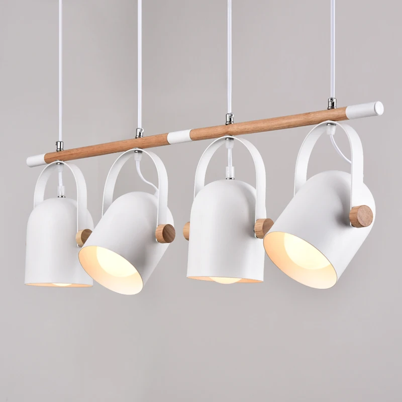 Nordic European 4 Heads Pendant Lights For Dinning Room Restaurant Modern Wooden Pendant Lamp Hanging Lights 110-240V 
Nordic European 4 Heads Pendant Lights For Dinning Room Restaurant Modern Wooden Pendant Lamp Hanging Lights 110-240V