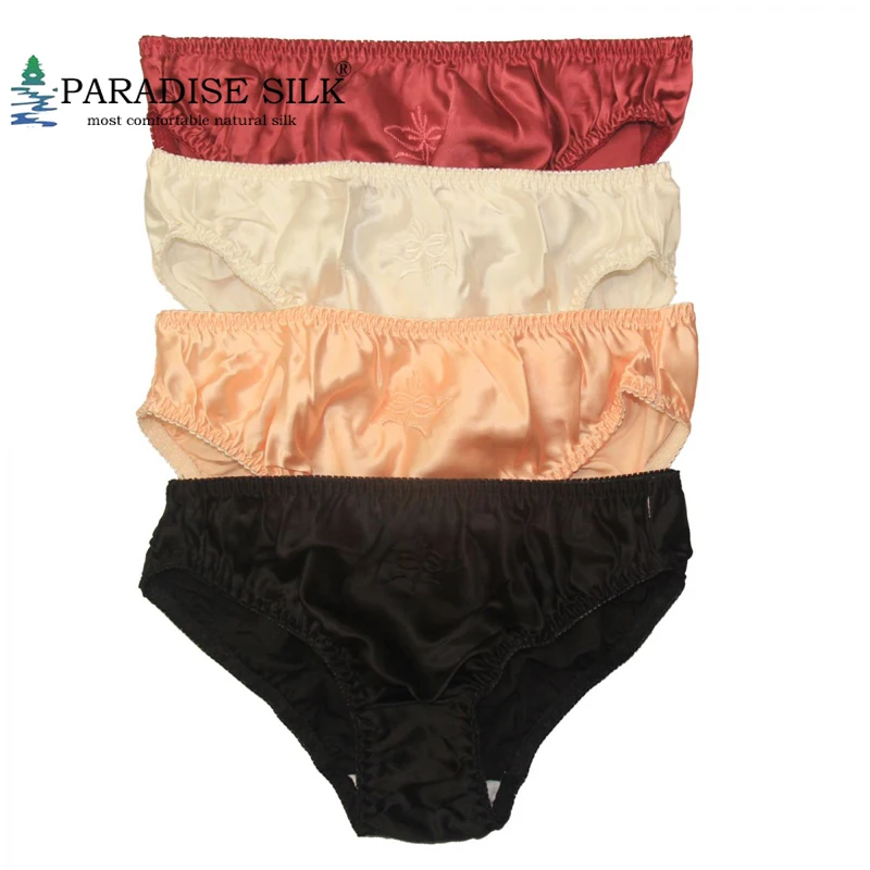 Women Underwear Silk Bikini Panties W/ Cotton Crotch Panties Lot 4 Pairs in One Pack Lingerie Size US M L XL XXL
Women Underwear Silk Bikini Panties W/ Cotton Crotch Panties Lot 4 Pairs in One Pack Lingerie Size US M L XL XXL