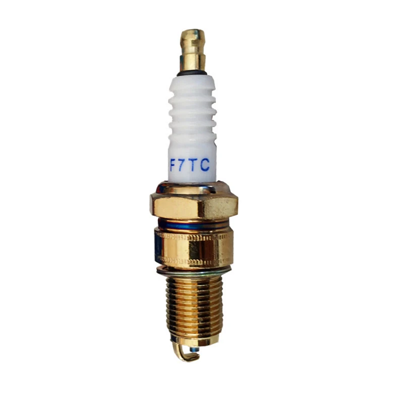 F7TC Spark Plug Gasoline Generator Spark Plug Gold-plated for Four-stroke Gasoline Chainsaw, High Temperature Resistance
F7TC Spark Plug Gasoline Generator Spark Plug Gold-plated for Four-stroke Gasoline Chainsaw, High Temperature Resistance