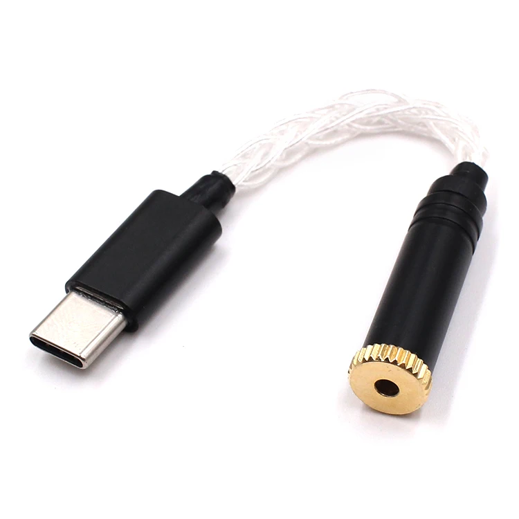 Type-c to 3.5mm Stereo Typec to 4.4mm/2.5mm Balanced Decoding Headphone Amplifier DAC Chip
Type-c to 3.5mm Stereo Typec to 4.4mm/2.5mm Balanced Decoding Headphone Amplifier DAC Chip