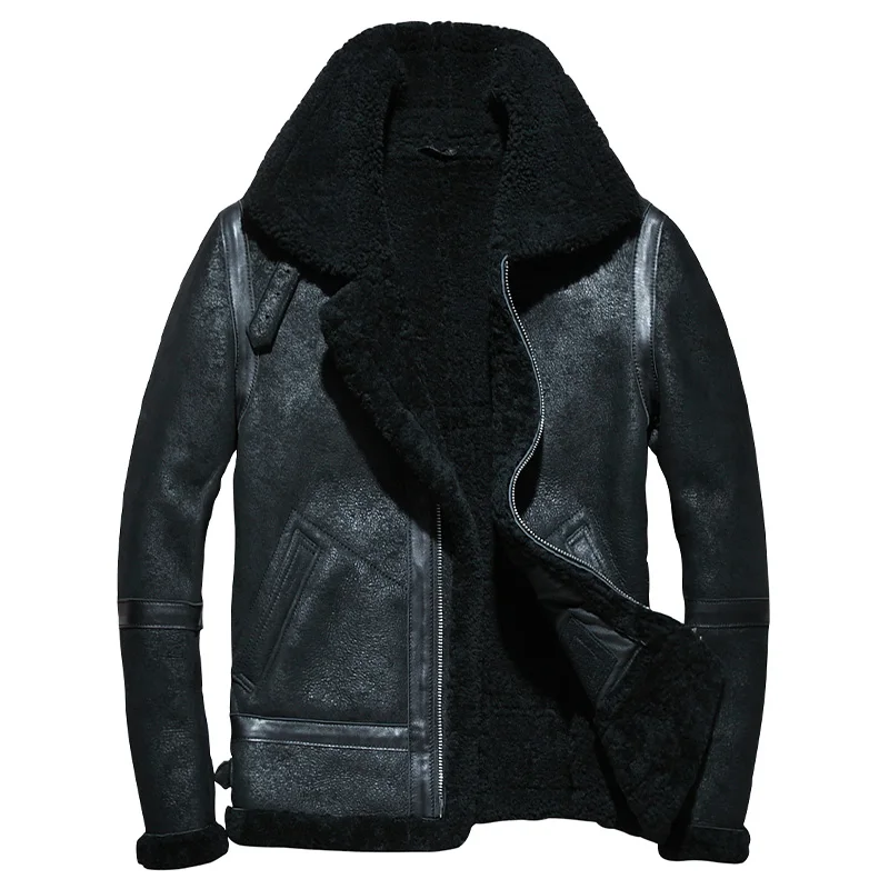 New Mens Brown Genuine Leather Jacket Thick Shearling Coat Men Short Winter Sheepskin Fur Coat Real Leather Plus Size 5XL
New Mens Brown Genuine Leather Jacket Thick Shearling Coat Men Short Winter Sheepskin Fur Coat Real Leather Plus Size 5XL