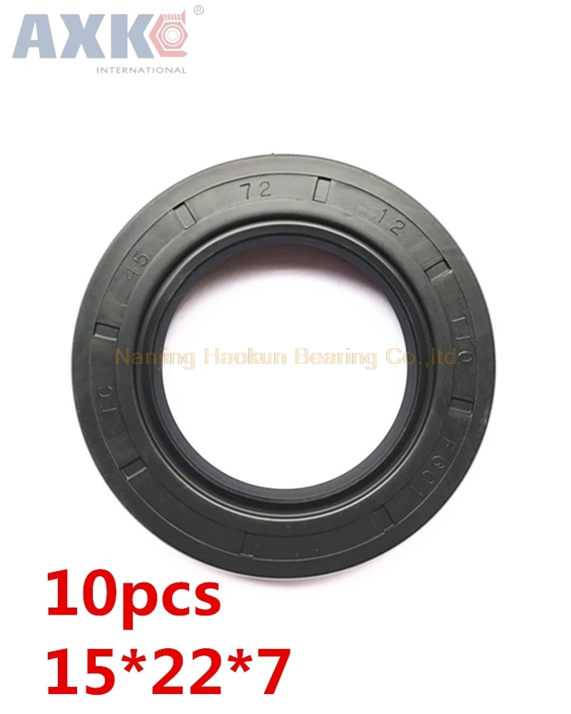 AXK 10pcs KC15x22x7 Skeleton Oil Seal Seals high-quality Seals Radial shaft seals
AXK 10pcs KC15x22x7 Skeleton Oil Seal Seals high-quality Seals Radial shaft seals
