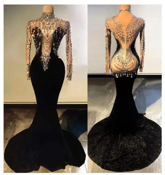 Black luxrucy sparkly evening dress women celebrate birthday dresses club bar party girl stage show wear dj clothing
Black luxrucy sparkly evening dress women celebrate birthday dresses club bar party girl stage show wear dj clothing