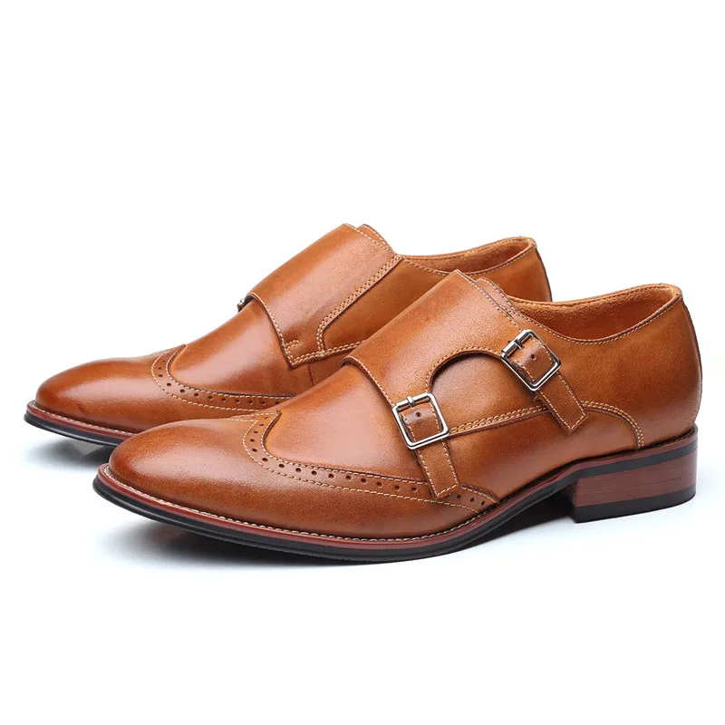 2020 New Casual Business Men Shoes Handmade Cow Leather Formal Dress Shoes Vintage Wedding Loafers Brogue Shoes Big Size
2020 New Casual Business Men Shoes Handmade Cow Leather Formal Dress Shoes Vintage Wedding Loafers Brogue Shoes Big Size