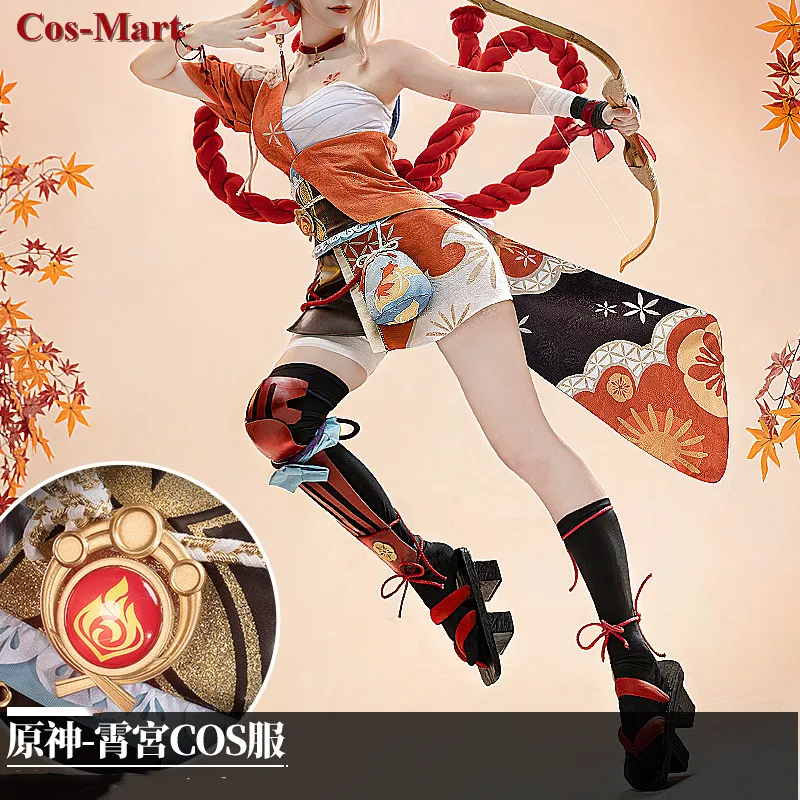 Cos-Mart Game Genshin Impact Yoimiya Cosplay Costume Sweet Elegant Kimono Uniform Female Activity Party Role Play Clothing S-XL
Cos-Mart Game Genshin Impact Yoimiya Cosplay Costume Sweet Elegant Kimono Uniform Female Activity Party Role Play Clothing S-XL