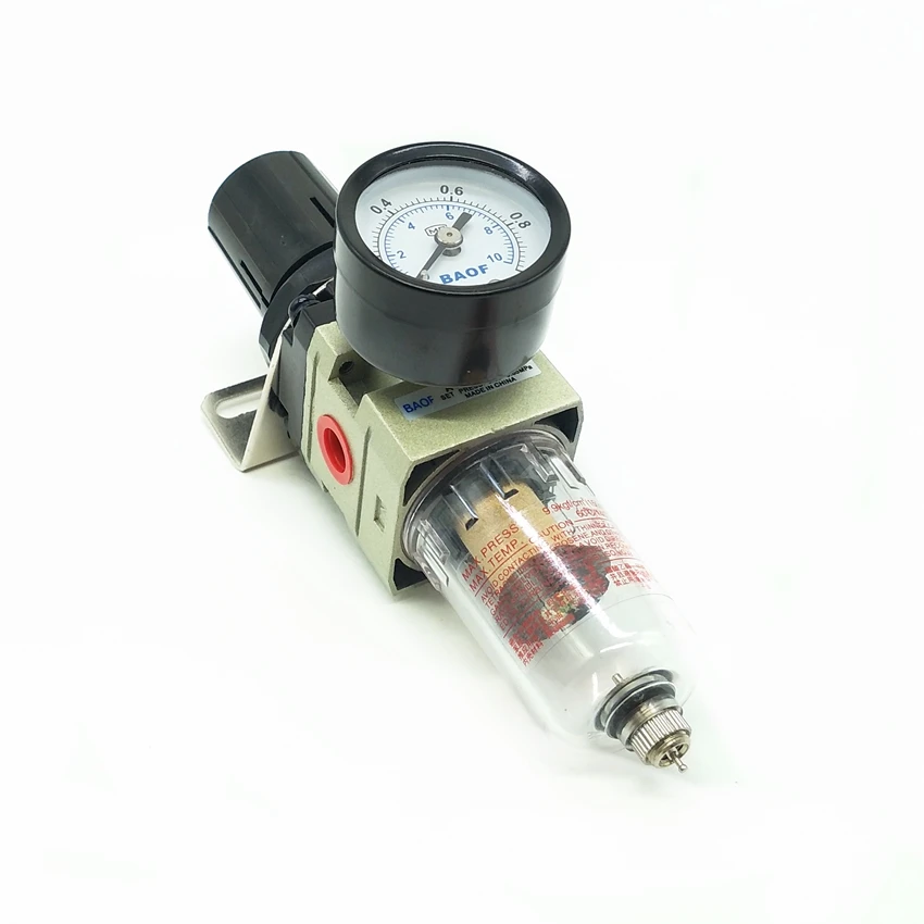 Pneumatic Air Filter Regulator AW2000-02 1/4'' Manual Drain Type Air Treatment Unit
Pneumatic Air Filter Regulator AW2000-02 1/4'' Manual Drain Type Air Treatment Unit
