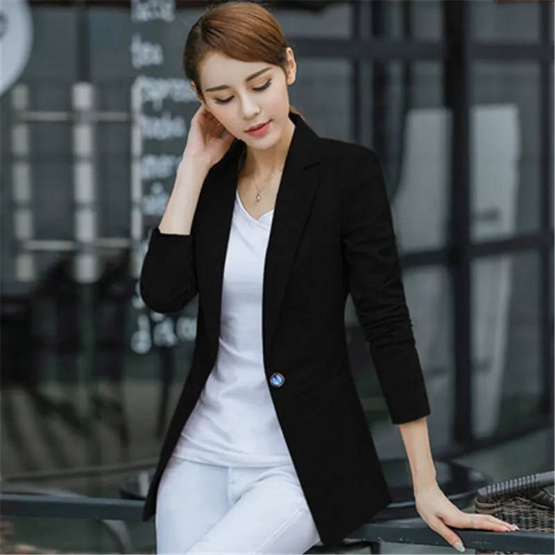 Small Women Suit 2020 Women Blazers And Jackets Spring Autumn Linen Blazer Feminino Single Button Ladies Jacket CJ006
Small Women Suit 2020 Women Blazers And Jackets Spring Autumn Linen Blazer Feminino Single Button Ladies Jacket CJ006