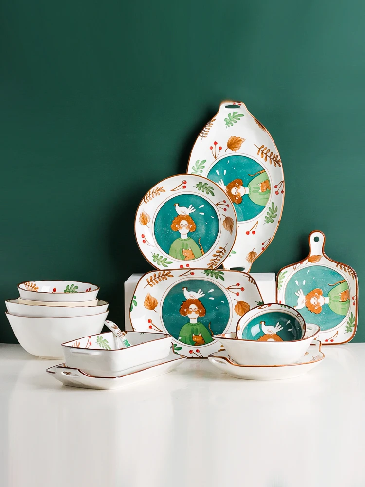 Kawashimaya Fairy Tale Japanese Cartoon Ceramic Tableware Set Dishes Cute Girl Tableware Chopsticks Decorative Dishes Set Home
Kawashimaya Fairy Tale Japanese Cartoon Ceramic Tableware Set Dishes Cute Girl Tableware Chopsticks Decorative Dishes Set Home