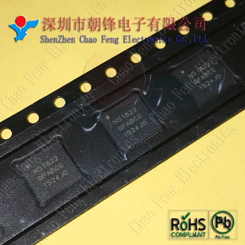 5 шт. NRF51822-QFAB N51822 NRF51822 MP34AB01HTR AX01S LAN8710A-EZC новый оригинальный QFN
5 шт. NRF51822-QFAB N51822 NRF51822 MP34AB01HTR AX01S LAN8710A-EZC новый оригинальный QFN