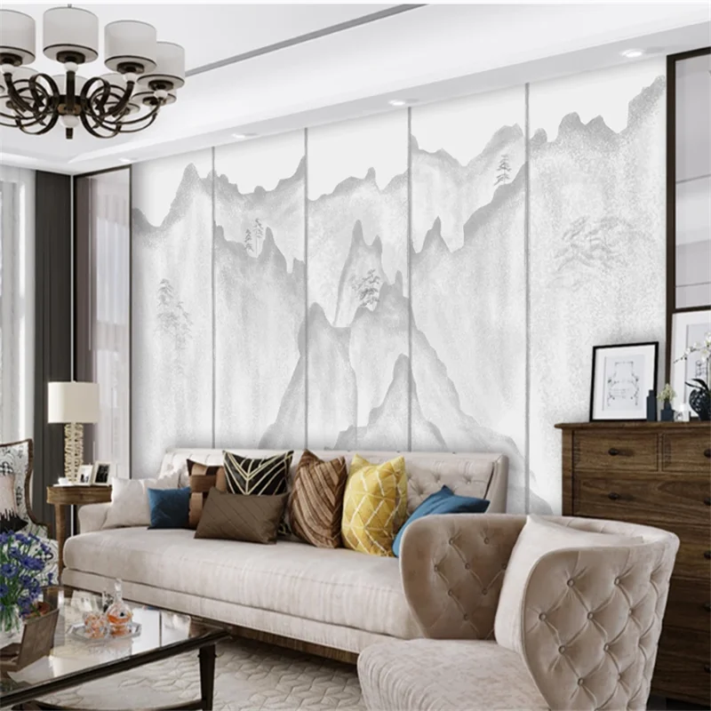 wellyu Customized Wallpaper 3d New Chinese Modern Simple Ink Landscape Background Wall Marble TV Background Wallpaper 
wellyu Customized Wallpaper 3d New Chinese Modern Simple Ink Landscape Background Wall Marble TV Background Wallpaper