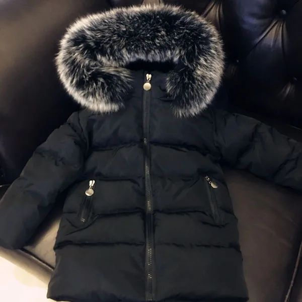 Winter Children's Long Down Jacket Boys Girls Down Coat Thick Natural Fox Fur Collar
Winter Children's Long Down Jacket Boys Girls Down Coat Thick Natural Fox Fur Collar