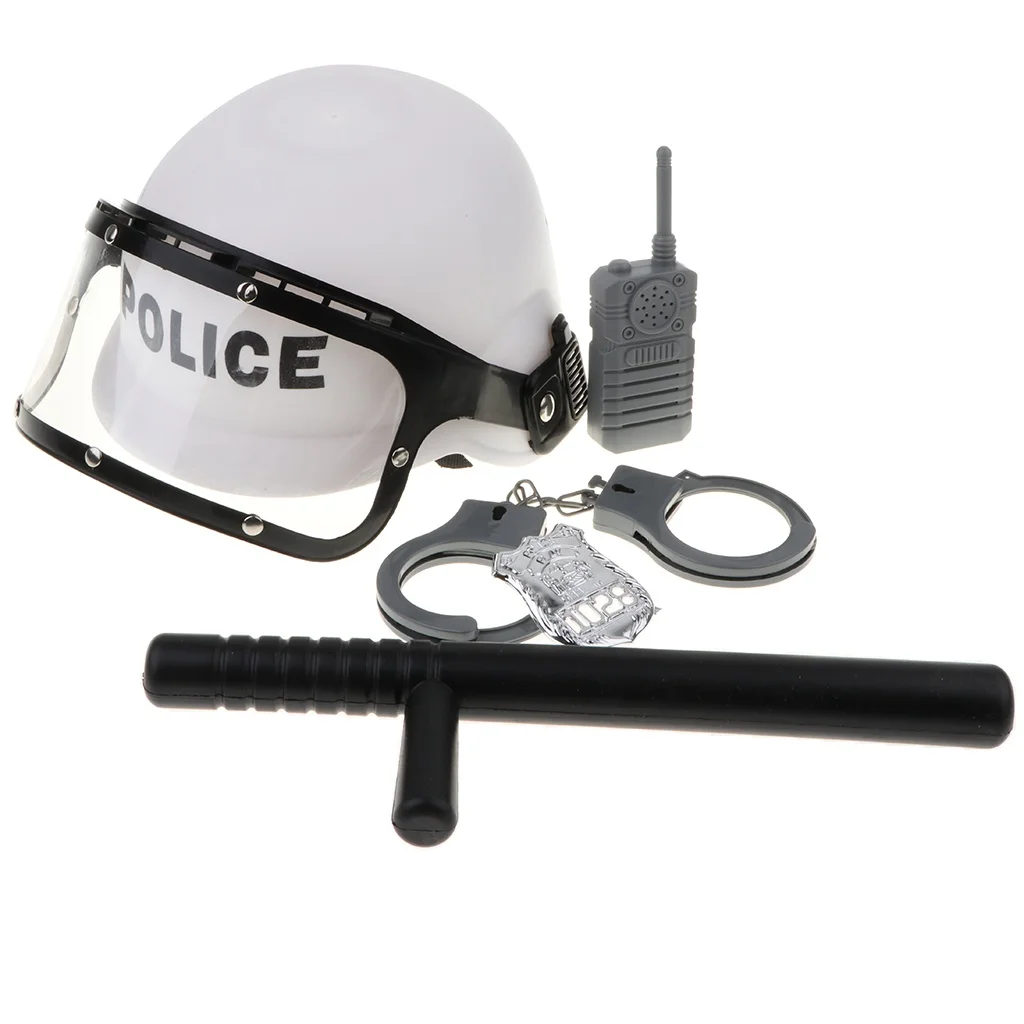 6pcs Children Policeman Role Play Game Toy Police Man Role Play Cosplay Handcuff Walkie-talkie Set
6pcs Children Policeman Role Play Game Toy Police Man Role Play Cosplay Handcuff Walkie-talkie Set