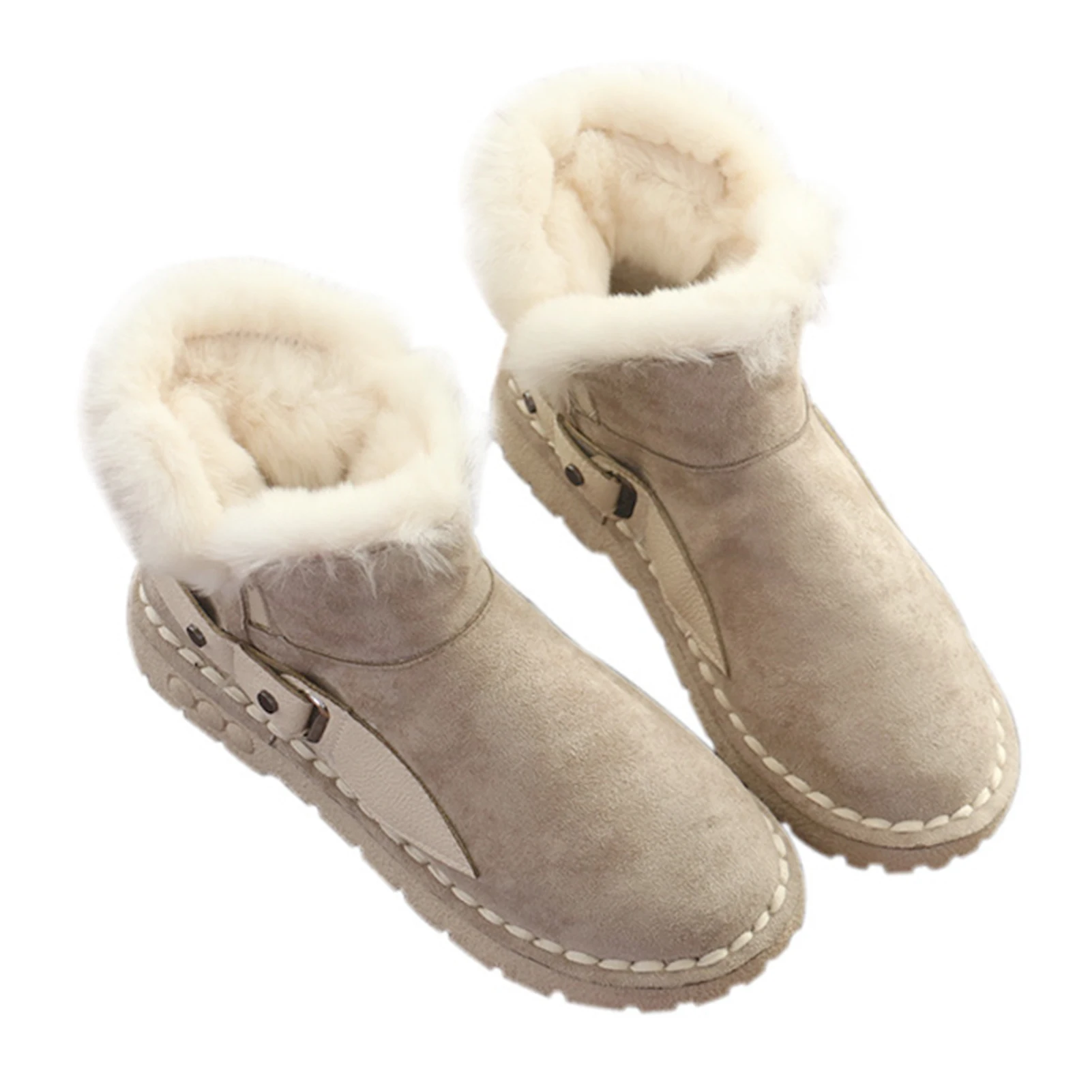 Winter Buckle Snow Boots Fluffy Thick Fleece Lined Warm Women Winter Ankle Boots For Camping Hiking Outdoor Climbing
Winter Buckle Snow Boots Fluffy Thick Fleece Lined Warm Women Winter Ankle Boots For Camping Hiking Outdoor Climbing