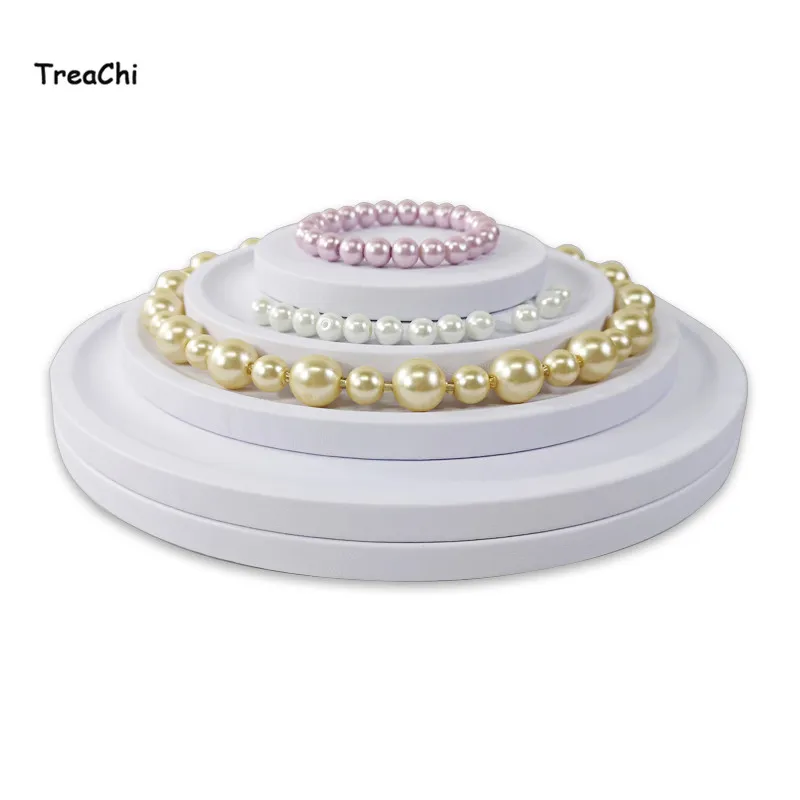 Creative Round Tower Soft PU Necklace Jewelry Display Holder Stand Grooved Bead Pear Necklace Display Organizer Groove Rack Tray
Creative Round Tower Soft PU Necklace Jewelry Display Holder Stand Grooved Bead Pear Necklace Display Organizer Groove Rack Tray