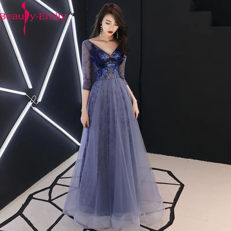 Beauty Emily Charming V Neck Lace Appliqued Tulle Evening Dress Fashion Lace Up Back Illusion Special Occasion Dress
Beauty Emily Charming V Neck Lace Appliqued Tulle Evening Dress Fashion Lace Up Back Illusion Special Occasion Dress