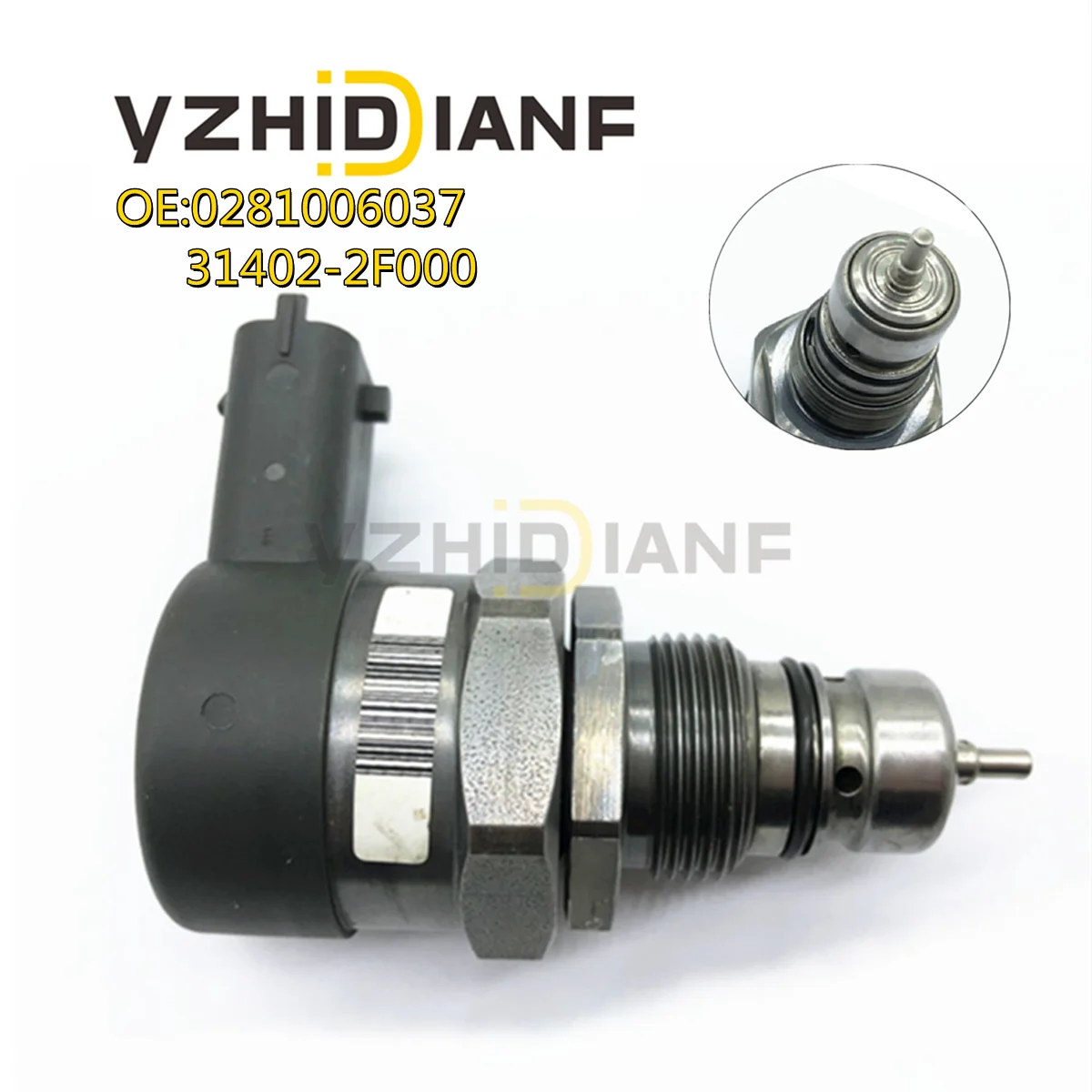 1x NEW FUEL INJECTION PRESSURE REGULATOR, CONTROL VALVE 0281006037, 31402-2F000 314022F000
1x NEW FUEL INJECTION PRESSURE REGULATOR, CONTROL VALVE 0281006037, 31402-2F000 314022F000
