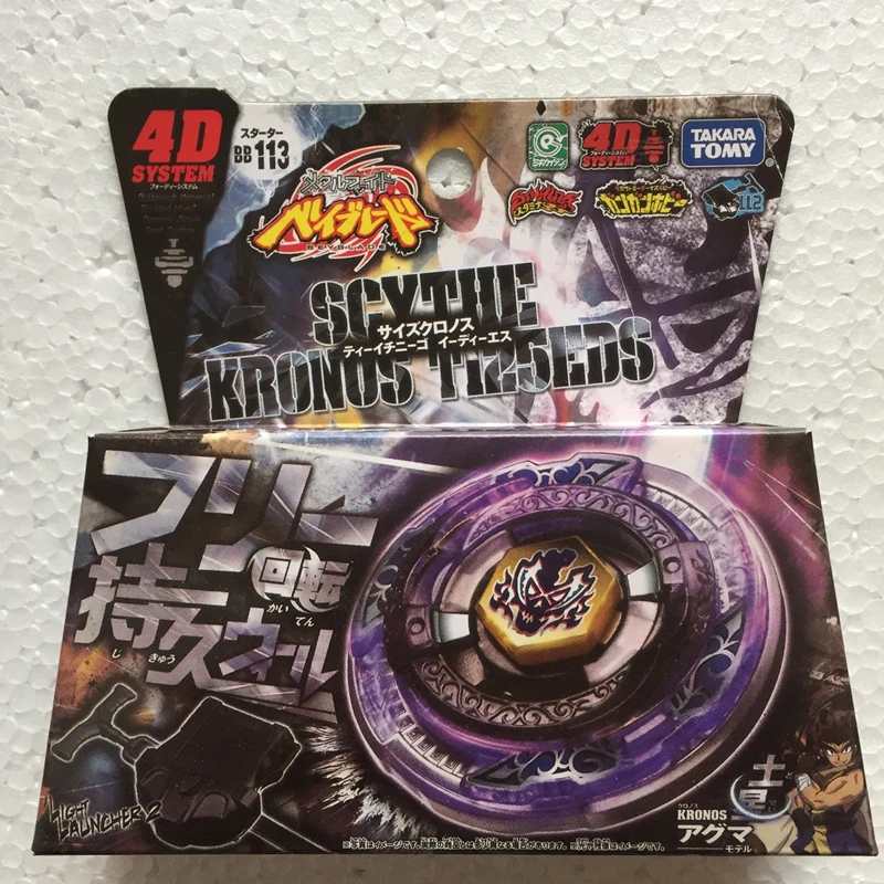Takara Tomy японский пусковой набор Beyblade BB113 из металлического сплава Scythe Kronos
Takara Tomy японский пусковой набор Beyblade BB113 из металлического сплава Scythe Kronos