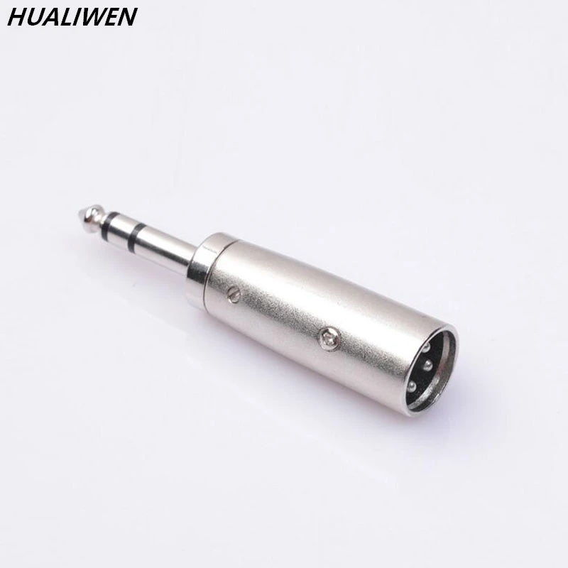 XLR 6.35mm TRS stereo sound double transfer Khanom public 6.5 revolution Caron male adapter
XLR 6.35mm TRS stereo sound double transfer Khanom public 6.5 revolution Caron male adapter