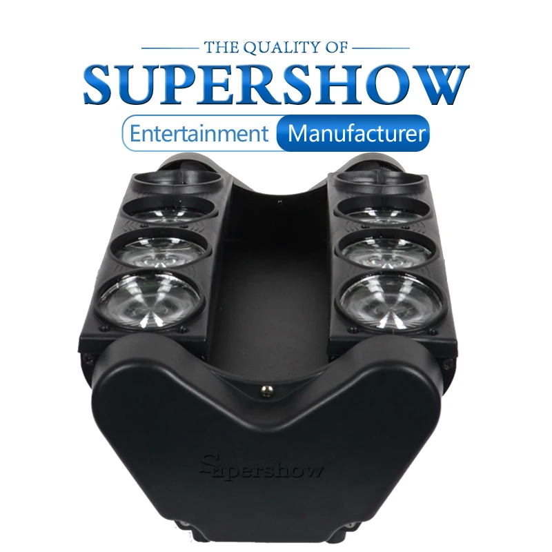 Professional Full Color 8*10W 8 head Led Beam 8 Eyes DJ Light Stage Lighting RGBW 4IN1 Led Spider Beam Moving Head Light
Professional Full Color 8*10W 8 head Led Beam 8 Eyes DJ Light Stage Lighting RGBW 4IN1 Led Spider Beam Moving Head Light