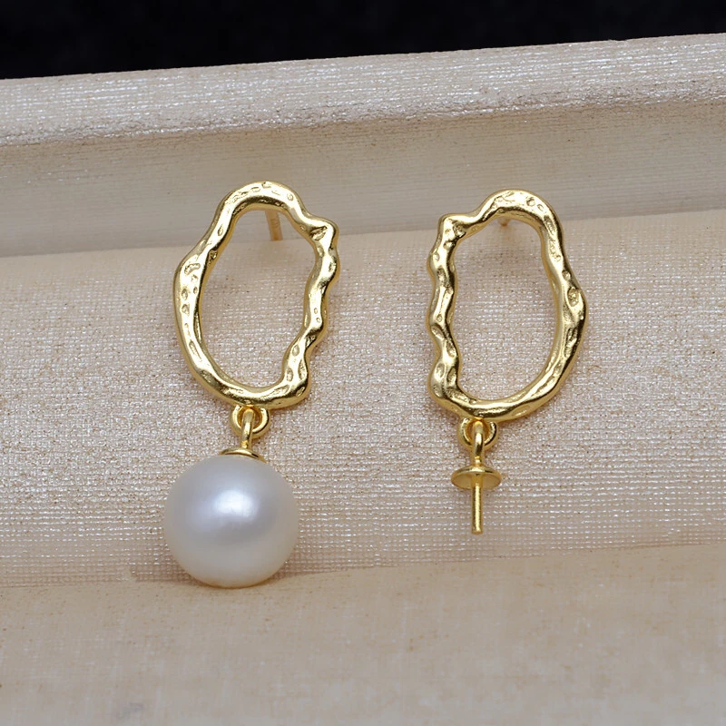 Fashion 925 Sterling Silver Earrings Findings Mountings Settings Jewelry Parts Fittings for Coral Jade Agate Beads Crystal
Fashion 925 Sterling Silver Earrings Findings Mountings Settings Jewelry Parts Fittings for Coral Jade Agate Beads Crystal