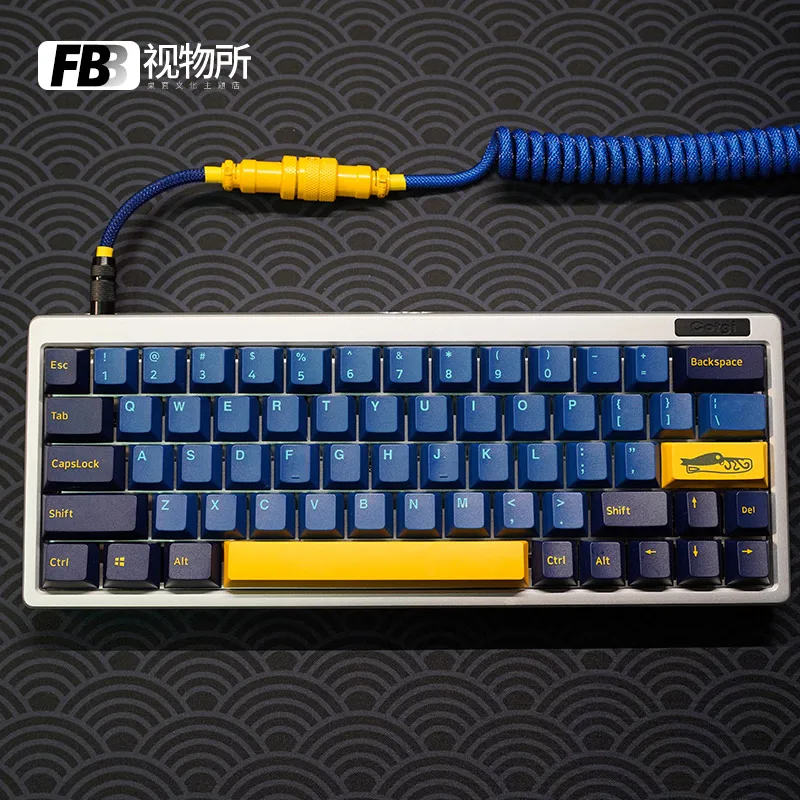 FBB Cables Nautilus Color Handmade Customized Aviation Plug Keyboard Cable Type-c Spiral Data Cable GMK for Mechanical Keyboard
FBB Cables Nautilus Color Handmade Customized Aviation Plug Keyboard Cable Type-c Spiral Data Cable GMK for Mechanical Keyboard