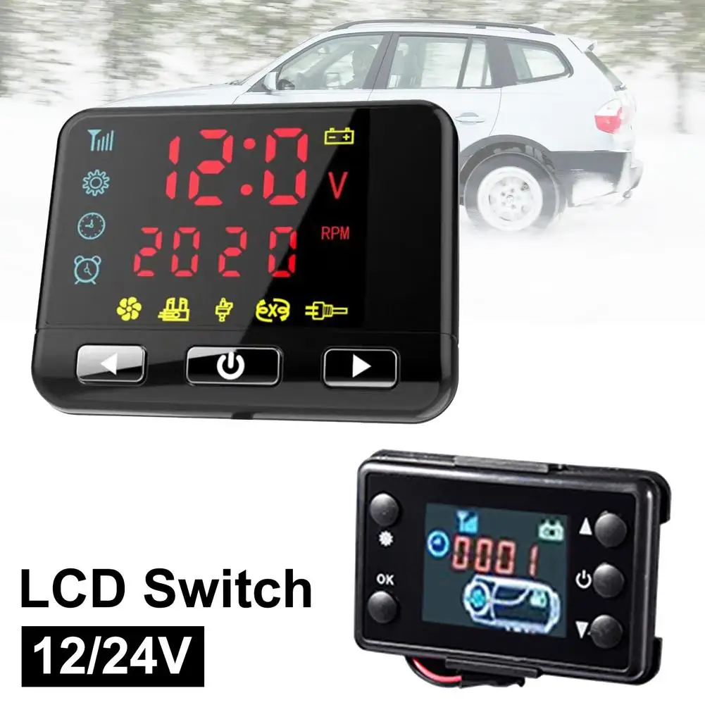 12V/24V LCD Display Switch Controller For Automobile Diesel Air Heater Remote Control Pairing Regular Start Or Stop
12V/24V LCD Display Switch Controller For Automobile Diesel Air Heater Remote Control Pairing Regular Start Or Stop