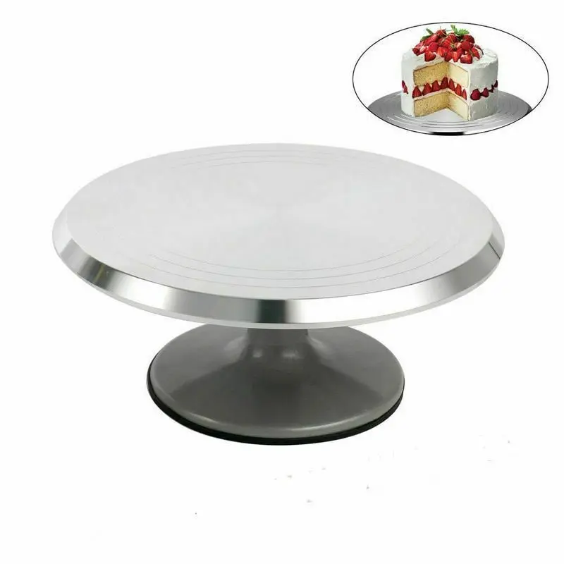 Aluminium Alloy 12 Inch Revolving Cake Decorating Turntable Stand Cream Cupcake Stand Table Baking Tool
Aluminium Alloy 12 Inch Revolving Cake Decorating Turntable Stand Cream Cupcake Stand Table Baking Tool