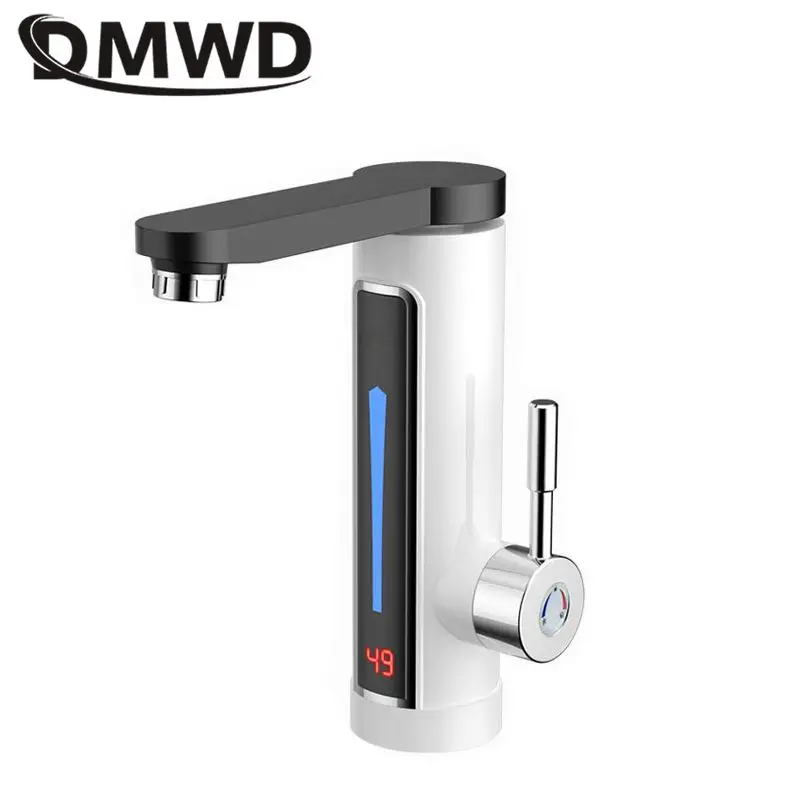 DMWD Household Instant Heating Faucet Electric Water Heater Hot Cold Dual-use Tankless Tap Quick Heating LED Temperature display
DMWD Household Instant Heating Faucet Electric Water Heater Hot Cold Dual-use Tankless Tap Quick Heating LED Temperature display
