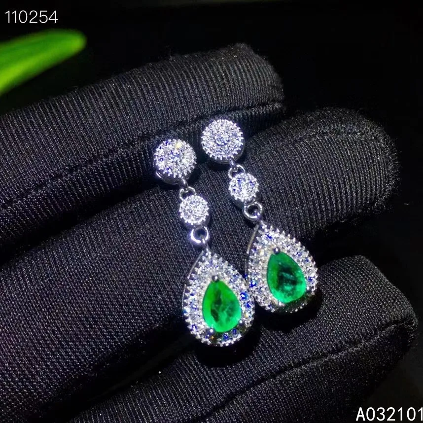 KJJEAXCMY fine jewelry 925 silver natural Emerald new girl popular gemstone earrings ear stud support test Chinese style
KJJEAXCMY fine jewelry 925 silver natural Emerald new girl popular gemstone earrings ear stud support test Chinese style