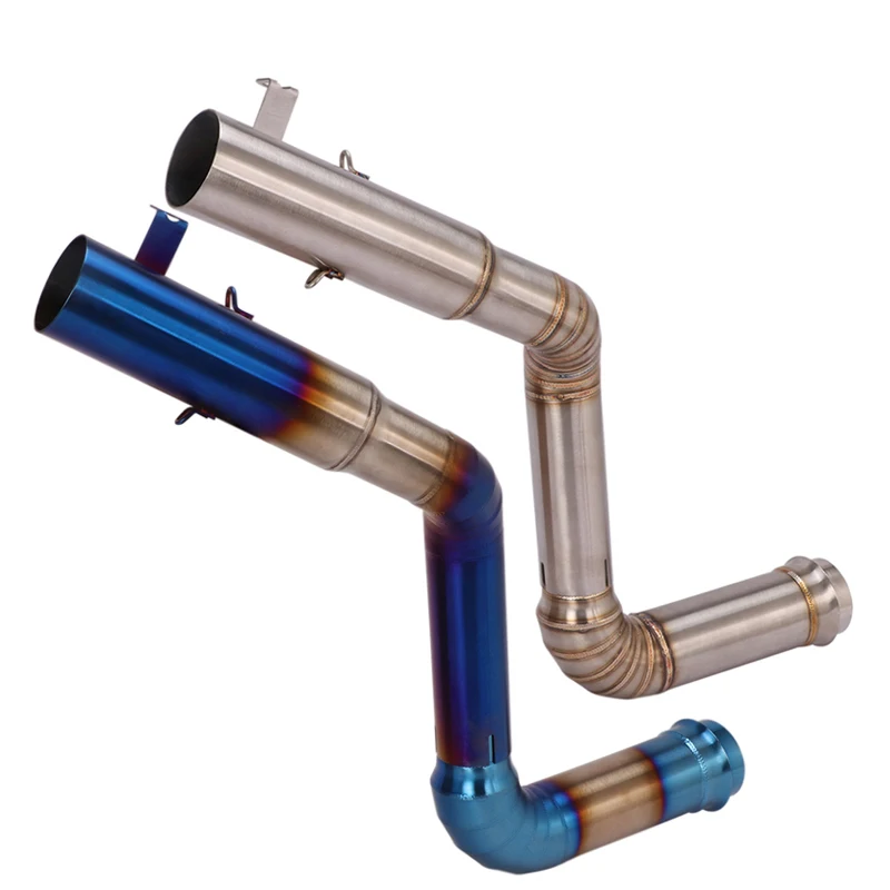 Motorcycle Modified Exhaust Mid Connect Link Pipe Stainless Steel Blue 60MM for 1290 Super Duke R 2014-2016
Motorcycle Modified Exhaust Mid Connect Link Pipe Stainless Steel Blue 60MM for 1290 Super Duke R 2014-2016