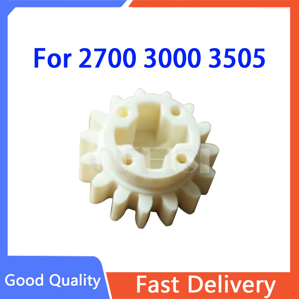 Совместим с новым HP2700 3000 3505 3600 3800 Fuser Gear -15T GR-3600-15T деталь принтера в продаже
Совместим с новым HP2700 3000 3505 3600 3800 Fuser Gear -15T GR-3600-15T деталь принтера в продаже