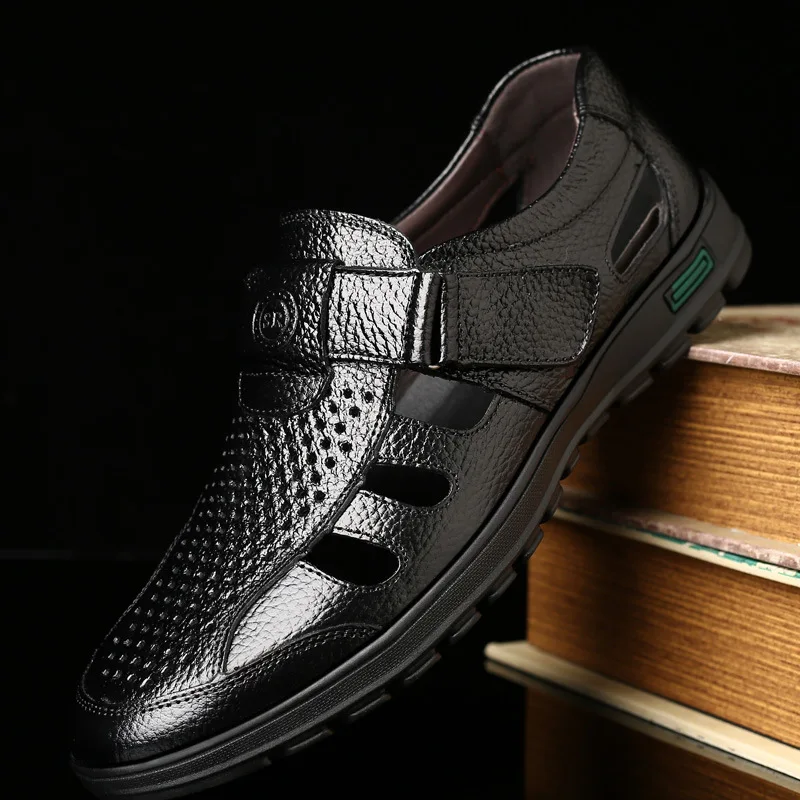 Classic Men's Sandals Summer Soft Sandals Comfortable Men Shoes Genuine Leather Sandals Big Size Soft Outdoor Men Roman Sandals
Classic Men's Sandals Summer Soft Sandals Comfortable Men Shoes Genuine Leather Sandals Big Size Soft Outdoor Men Roman Sandals