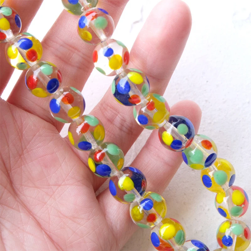 5pcs 12mm Rainbow Wave Point Handmade Lampwork Beads Round Loose Spacer Bead For Jewelry Making DIY Bracelet Necklace Earring
5pcs 12mm Rainbow Wave Point Handmade Lampwork Beads Round Loose Spacer Bead For Jewelry Making DIY Bracelet Necklace Earring